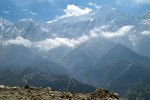 Po lewej Tilicho Peak (7134m)