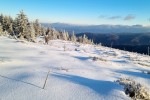 Babia i Tatry z Małego Skrzycznego